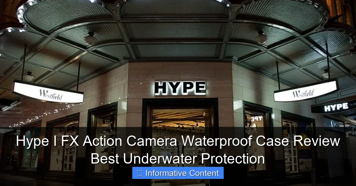 Hype I FX Action Camera Waterproof Case Review Best Underwater Protection
