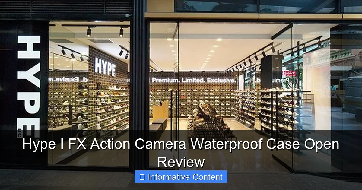 Hype I FX Action Camera Waterproof Case Open Review
