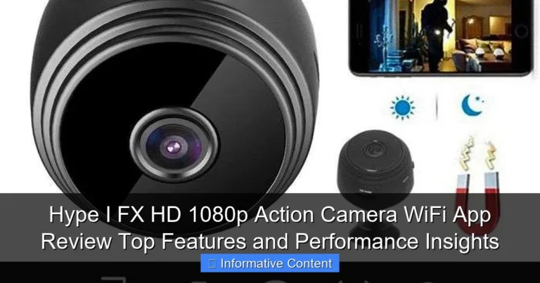 Hype I FX HD 1080p Action Camera WiFi App Review Top Features and Performance Insights