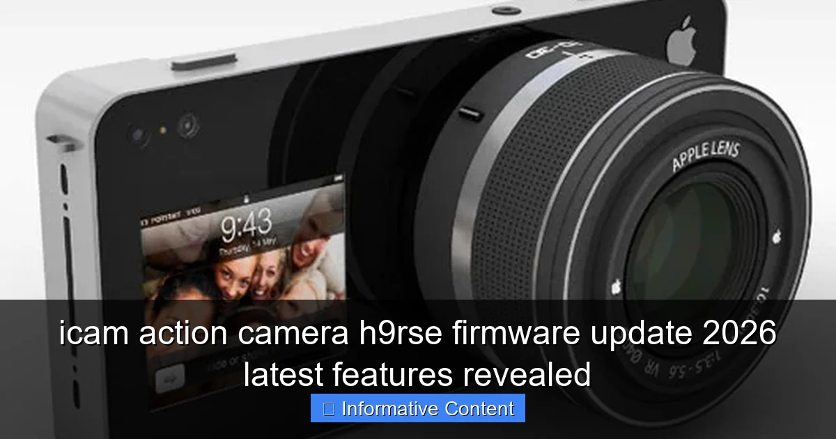 icam action camera h9rse firmware update 2026 latest features revealed