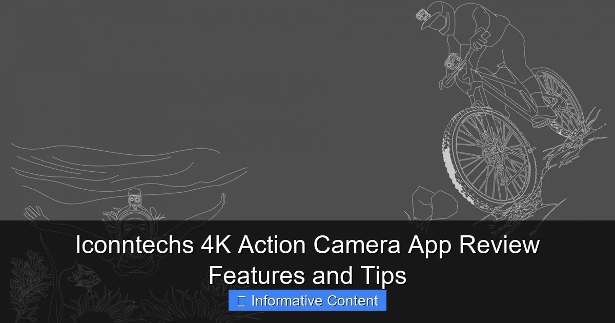 Iconntechs 4K Action Camera App Review Features and Tips
