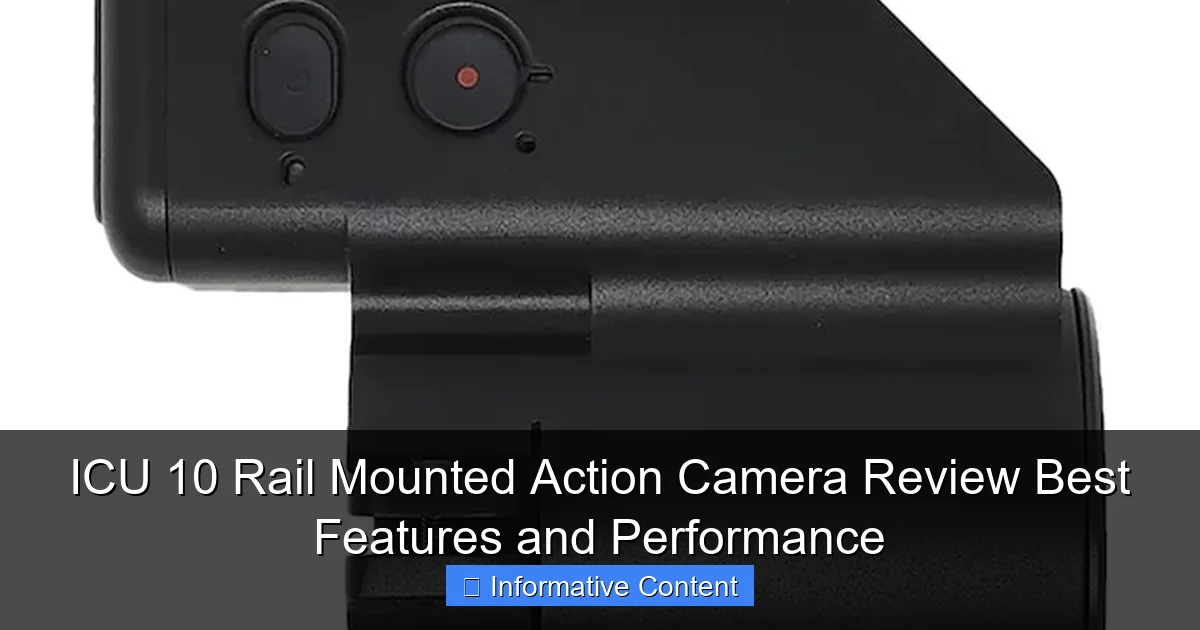 ICU 10 Rail Mounted Action Camera Review Best Features and Performance