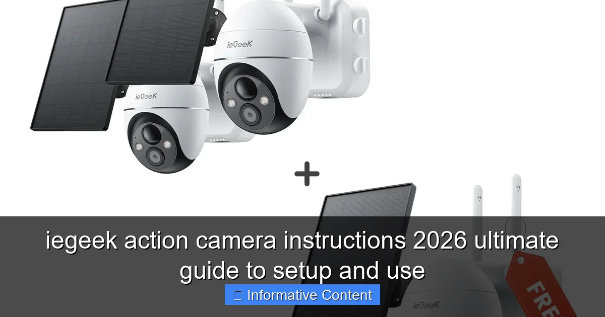 iegeek action camera instructions 2026 ultimate guide to setup and use