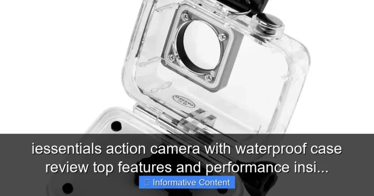 iessentials action camera with waterproof case review top features and performance insi...