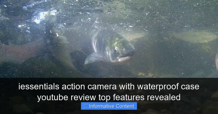 iessentials action camera with waterproof case youtube review top features revealed