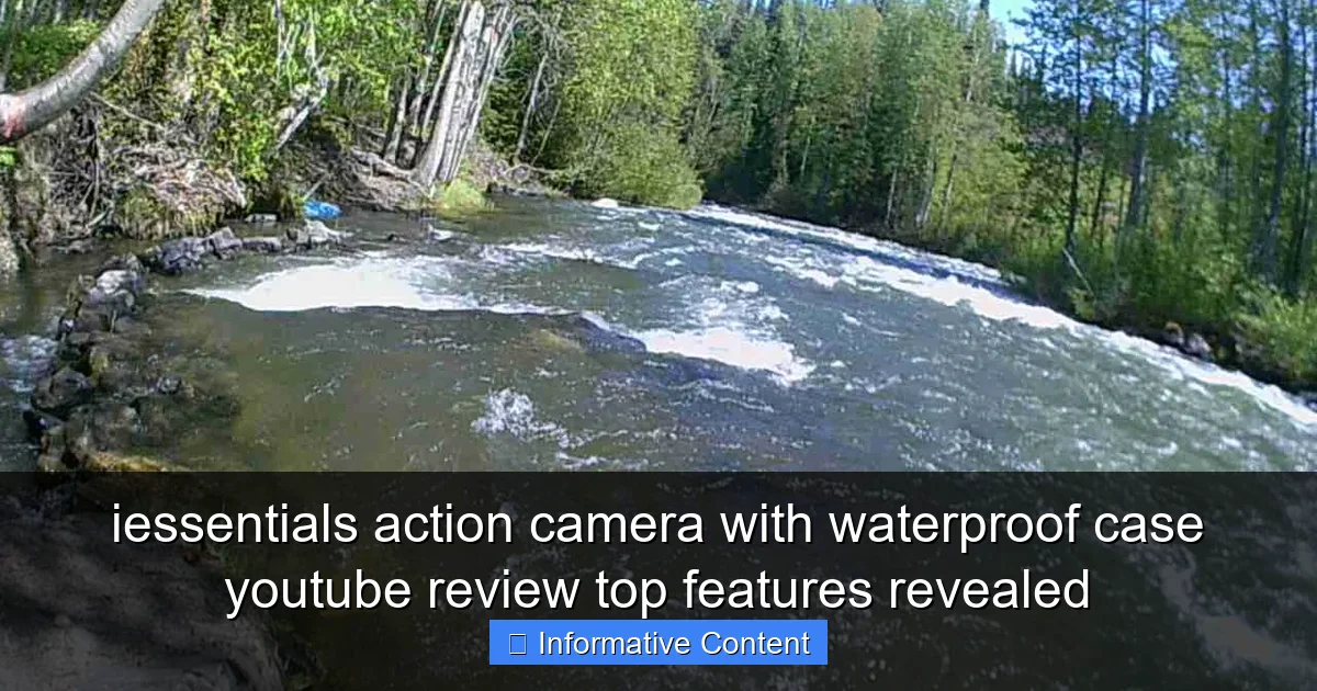 iessentials action camera with waterproof case youtube review top features revealed
