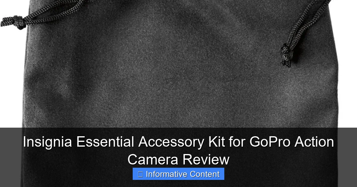 Insignia Essential Accessory Kit for GoPro Action Camera Review