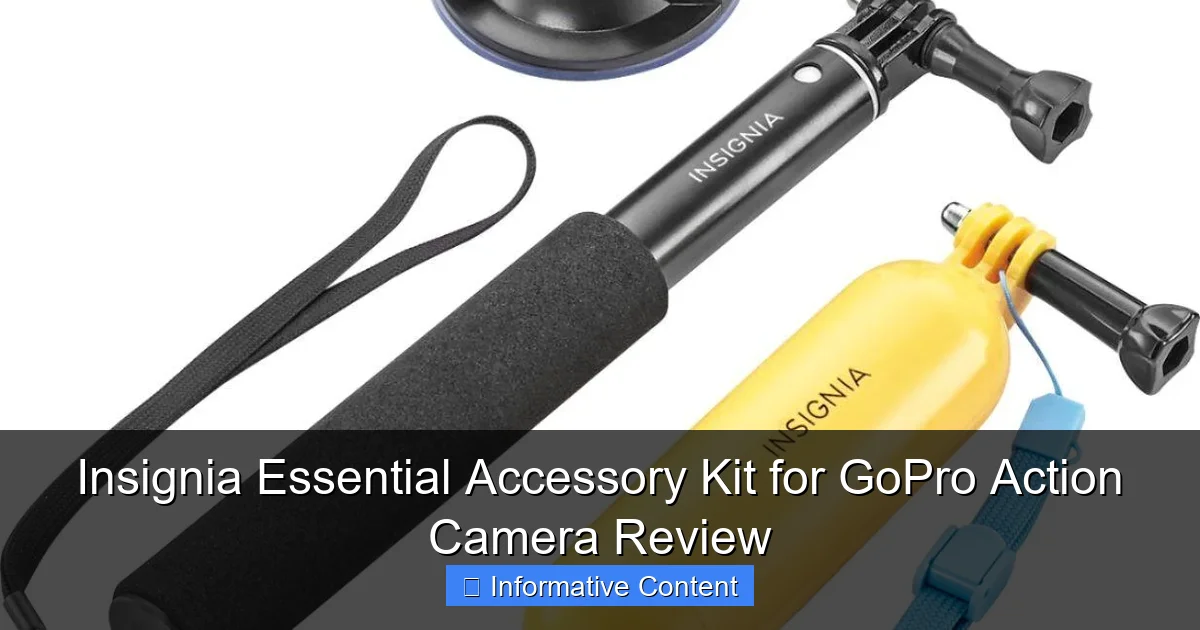 Insignia Essential Accessory Kit for GoPro Action Camera Review