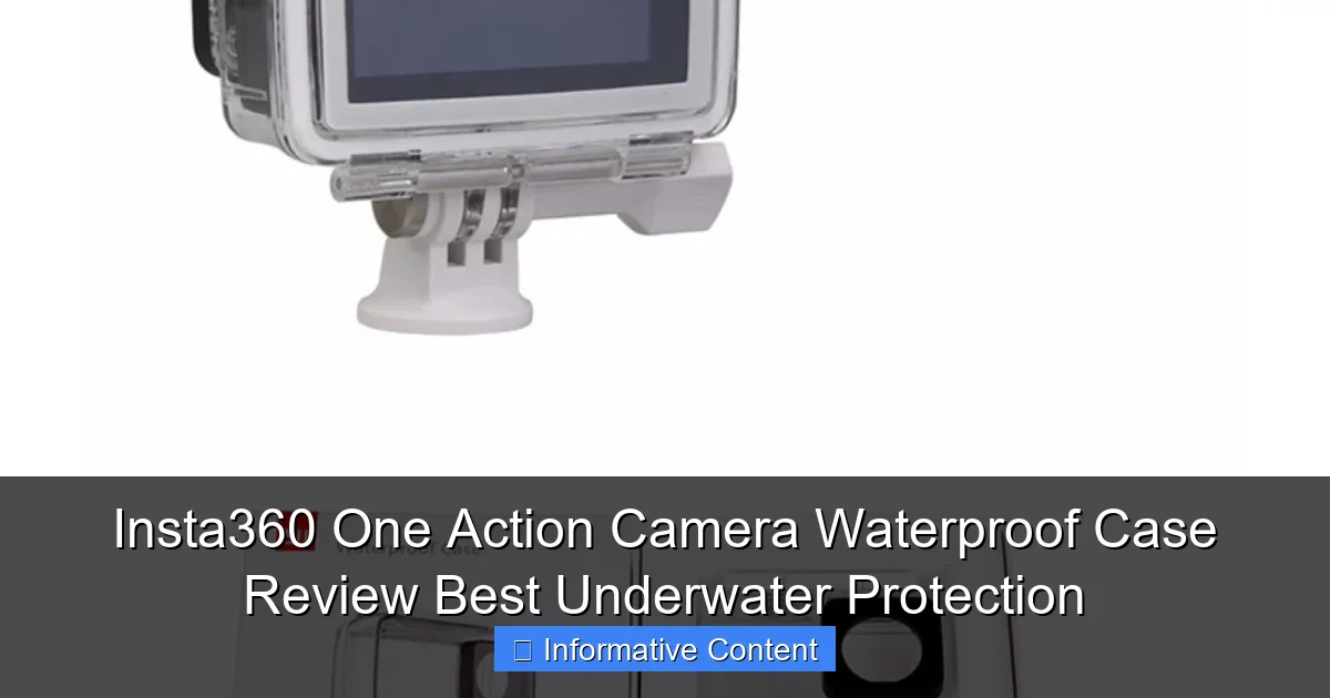 Insta360 One Action Camera Waterproof Case Review Best Underwater Protection