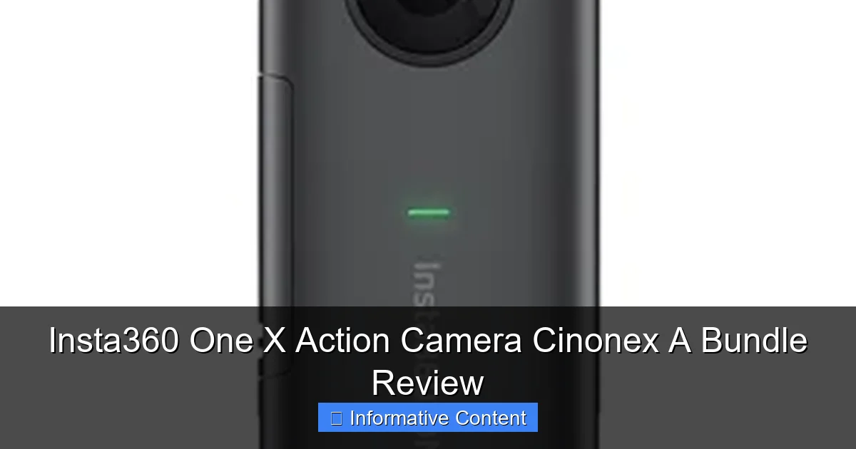 Insta360 One X Action Camera Cinonex A Bundle Review