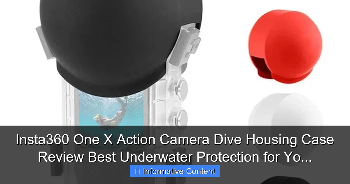 Insta360 One X Action Camera Dive Housing Case Review Best Underwater Protection for Yo...