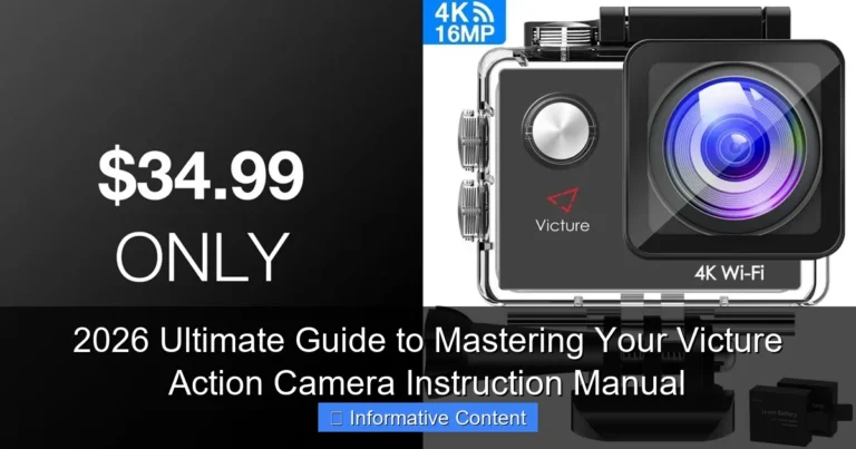 2026 Ultimate Guide to Mastering Your Victure Action Camera Instruction Manual
