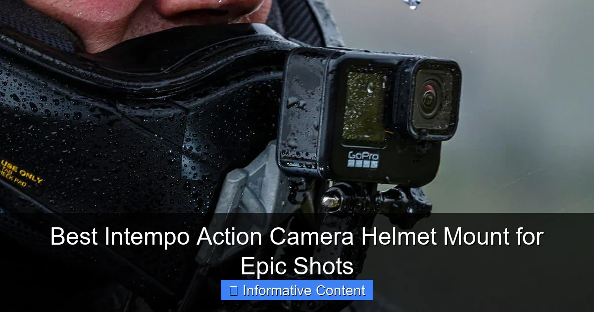 Best Intempo Action Camera Helmet Mount for Epic Shots