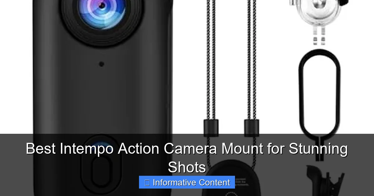 Best Intempo Action Camera Mount for Stunning Shots