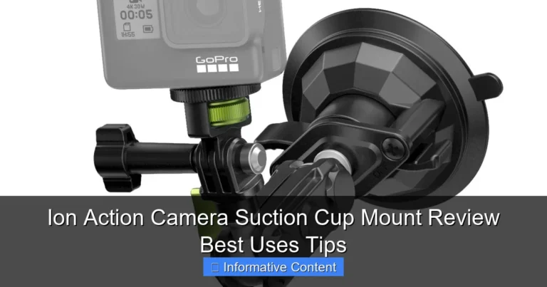 Ion Action Camera Suction Cup Mount Review Best Uses Tips