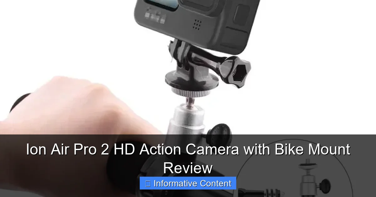Ion Air Pro 2 HD Action Camera with Bike Mount Review