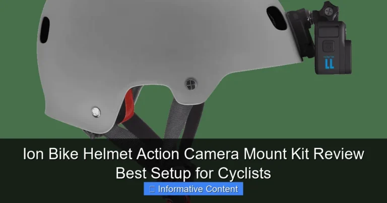 Ion Bike Helmet Action Camera Mount Kit Review Best Setup for Cyclists