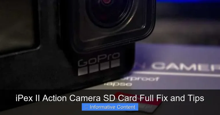 iPex II Action Camera SD Card Full Fix and Tips