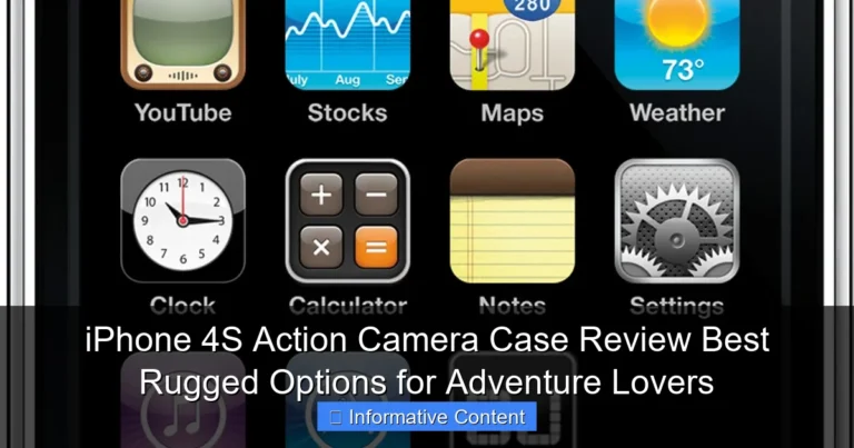 iPhone 4S Action Camera Case Review Best Rugged Options for Adventure Lovers