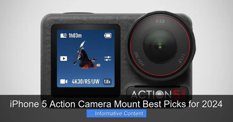 iPhone 5 Action Camera Mount Best Picks for 2024