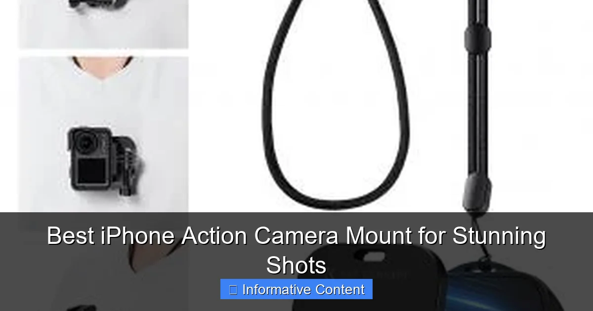 Best iPhone Action Camera Mount for Stunning Shots