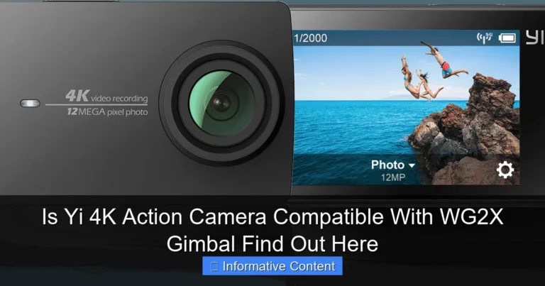 Is Yi 4K Action Camera Compatible With WG2X Gimbal Find Out Here