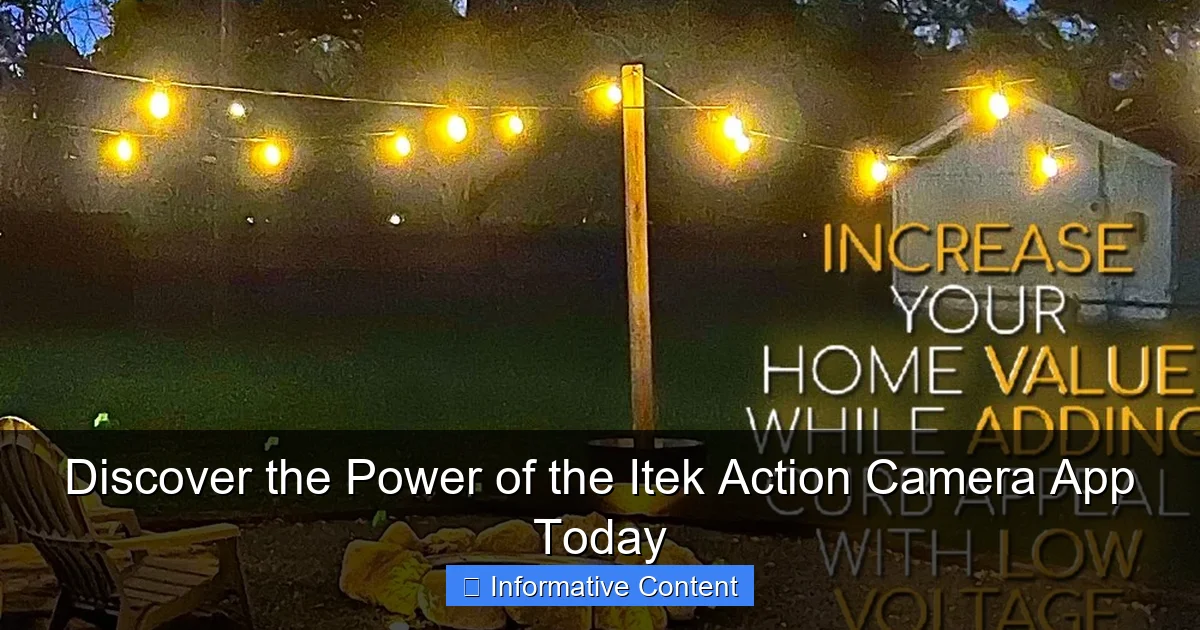 Discover the Power of the Itek Action Camera App Today