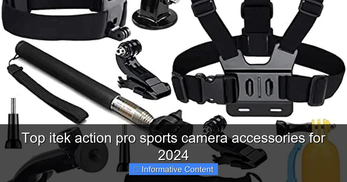 Top itek action pro sports camera accessories for 2024