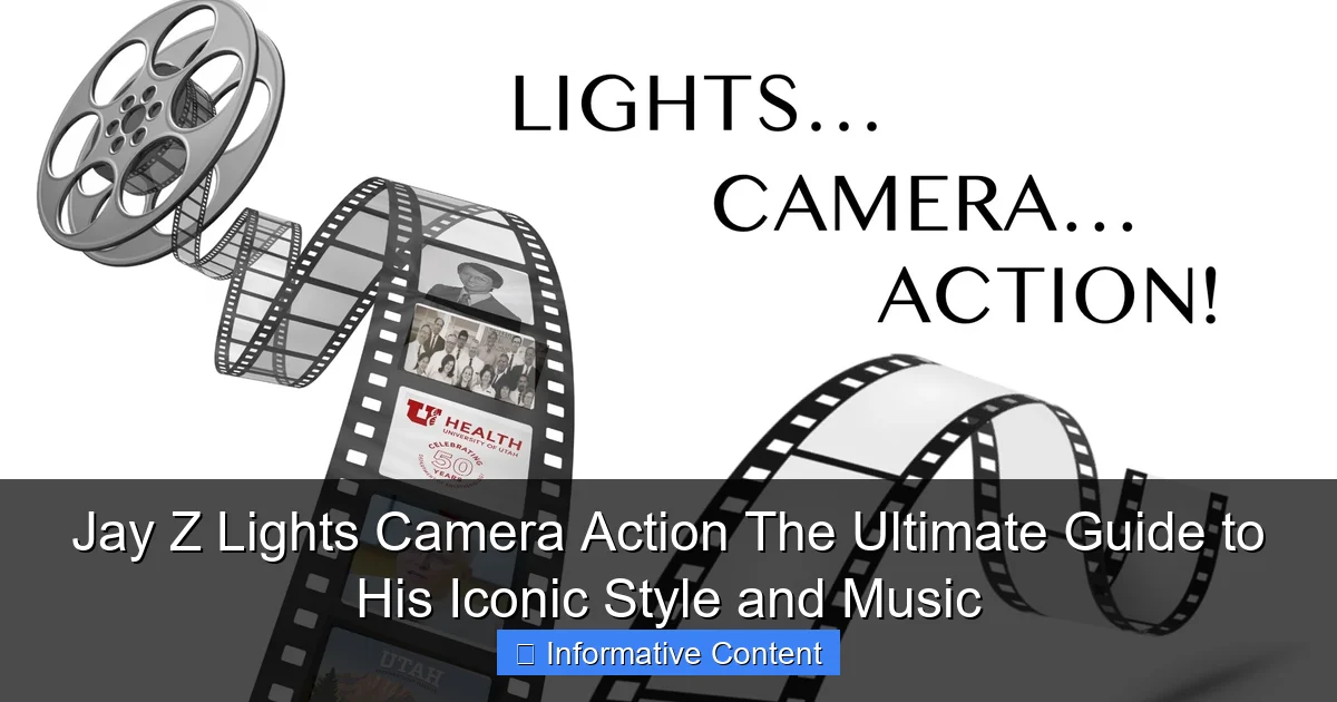 Jay Z Lights Camera Action The Ultimate Guide to His Iconic Style and Music
