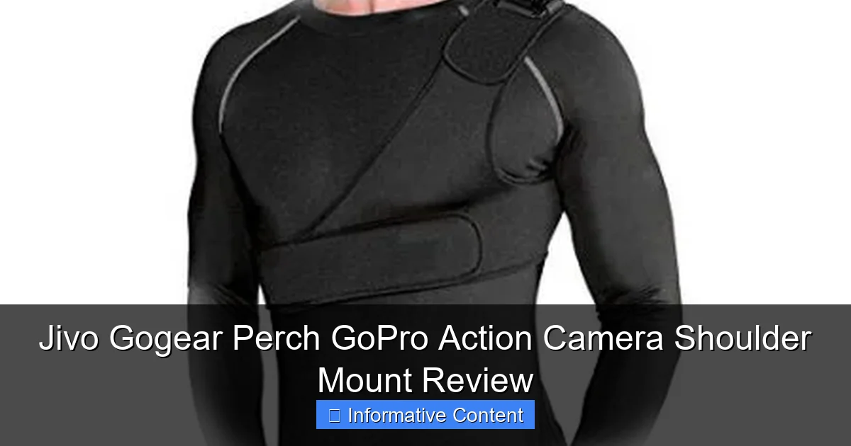 Jivo Gogear Perch GoPro Action Camera Shoulder Mount Review