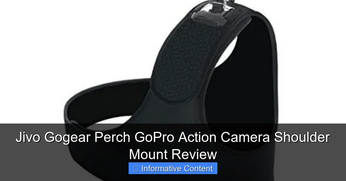 Jivo Gogear Perch GoPro Action Camera Shoulder Mount Review