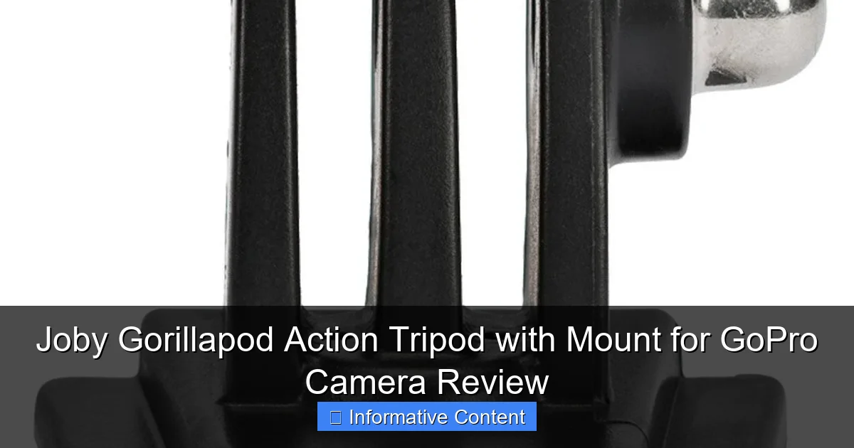Joby Gorillapod Action Tripod with Mount for GoPro Camera Review