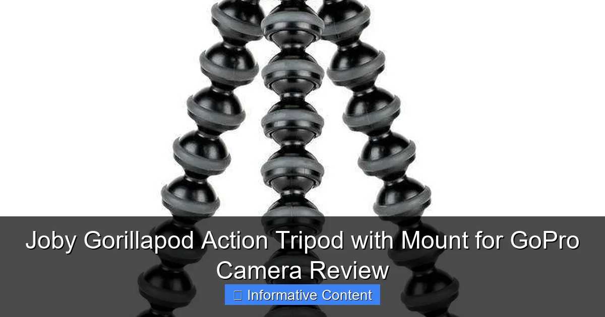 Joby Gorillapod Action Tripod with Mount for GoPro Camera Review