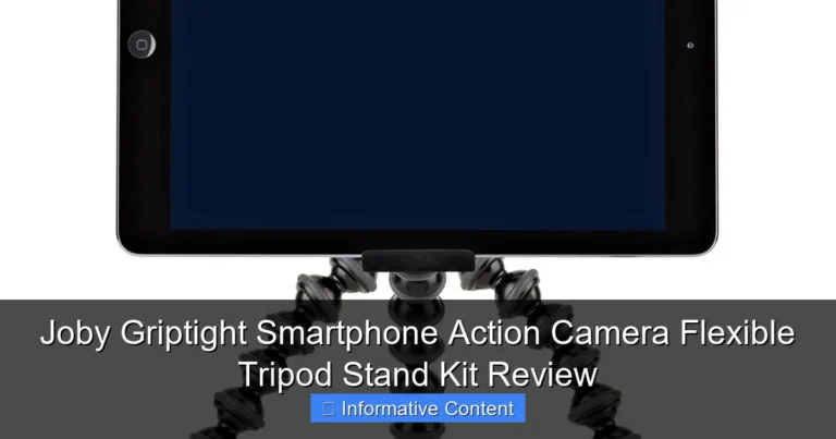 Joby Griptight Smartphone Action Camera Flexible Tripod Stand Kit Review