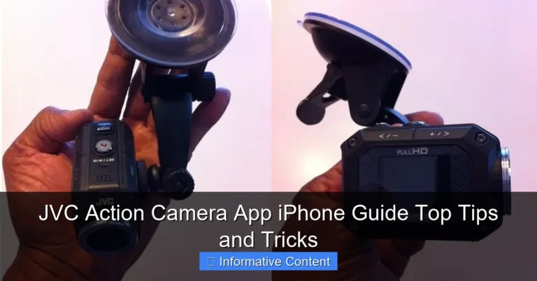 JVC Action Camera App iPhone Guide Top Tips and Tricks