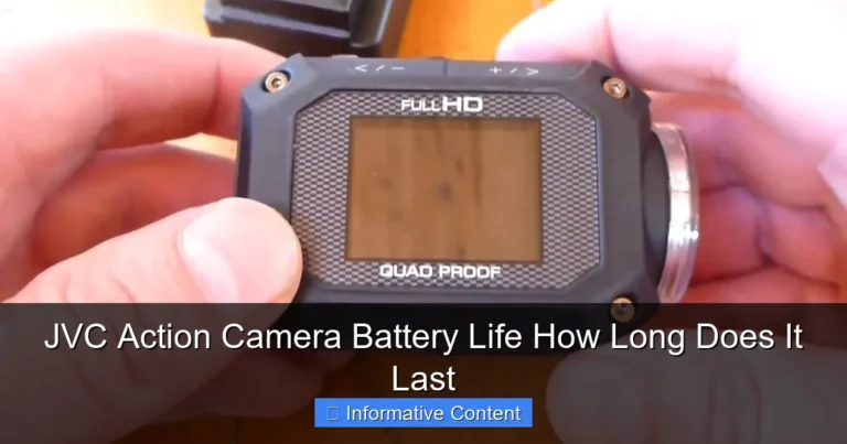JVC Action Camera Battery Life How Long Does It Last