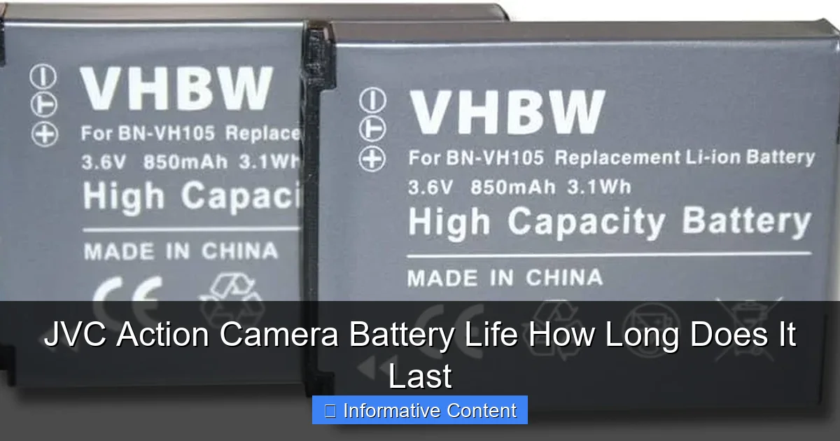 JVC Action Camera Battery Life How Long Does It Last