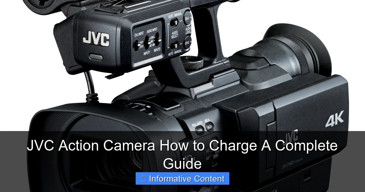 JVC Action Camera How to Charge A Complete Guide