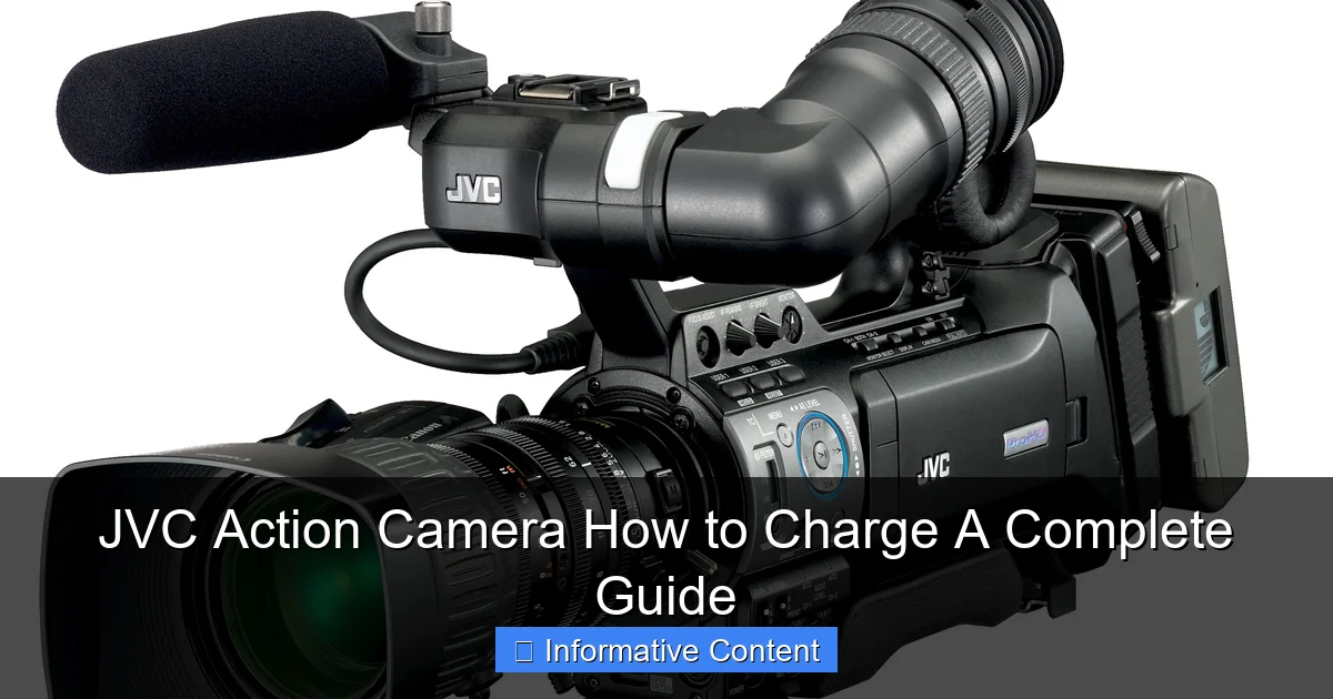 JVC Action Camera How to Charge A Complete Guide