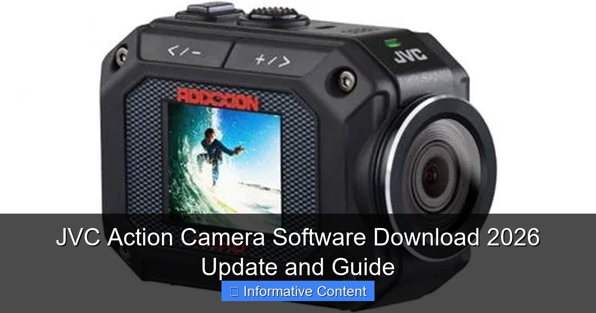JVC Action Camera Software Download 2026 Update and Guide