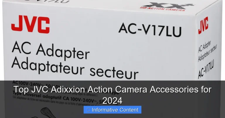 Top JVC Adixxion Action Camera Accessories for 2024