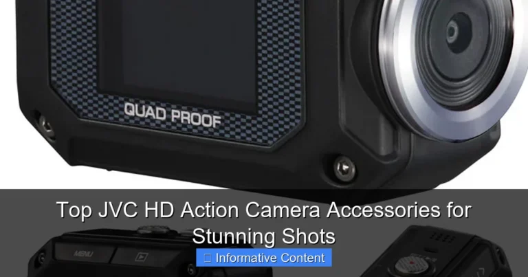 Top JVC HD Action Camera Accessories for Stunning Shots