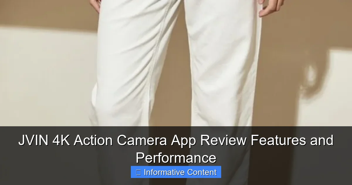 JVIN 4K Action Camera App Review Features and Performance