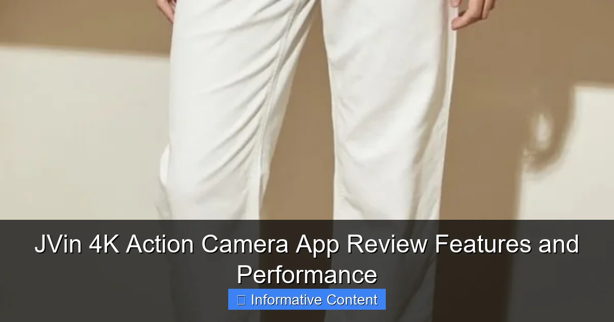 JVin 4K Action Camera App Review Features and Performance