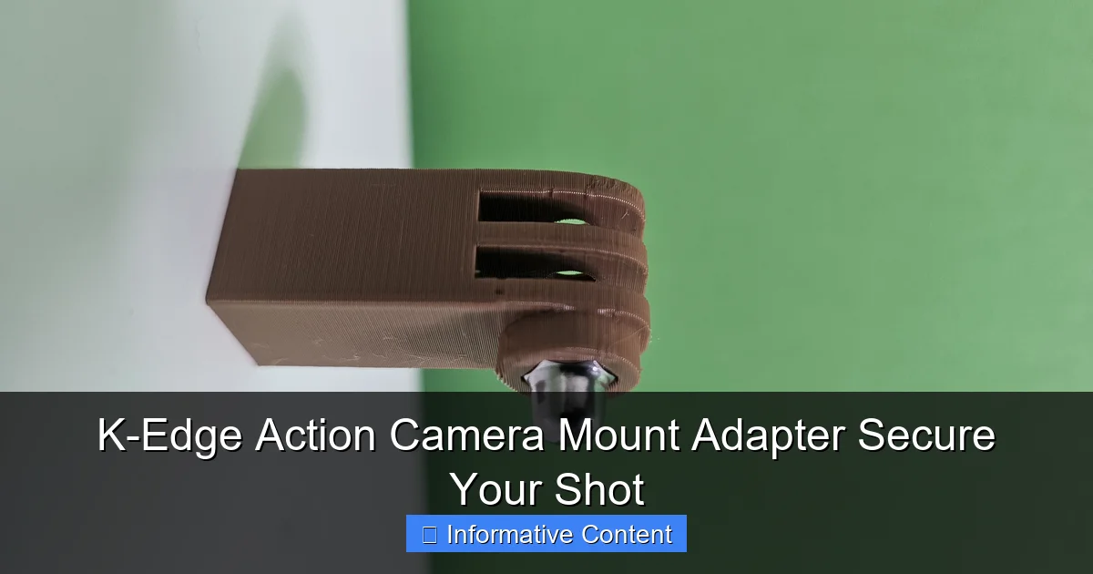 K-Edge Action Camera Mount Adapter Secure Your Shot