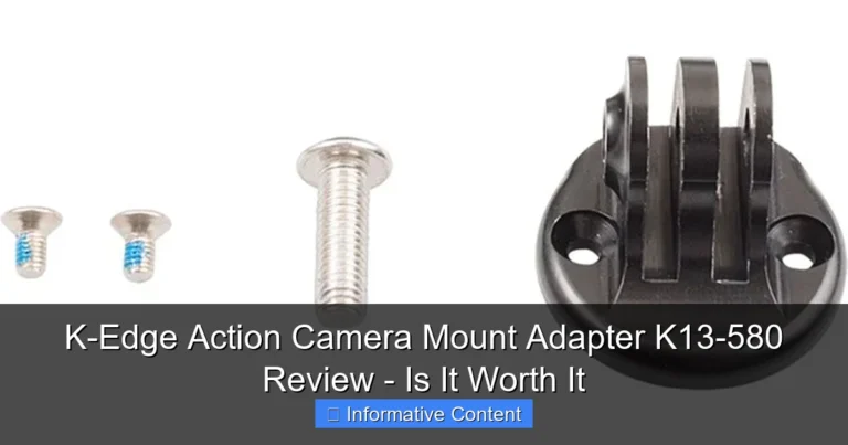 K-Edge Action Camera Mount Adapter K13-580 Review - Is It Worth It
