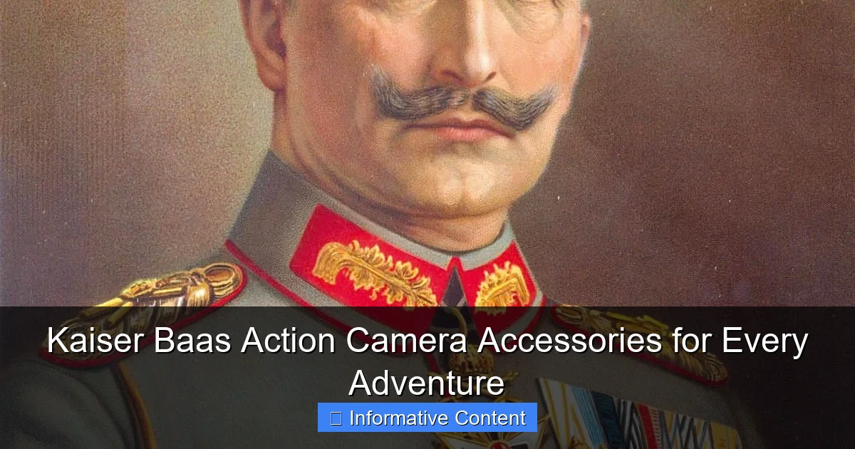 Kaiser Baas Action Camera Accessories for Every Adventure
