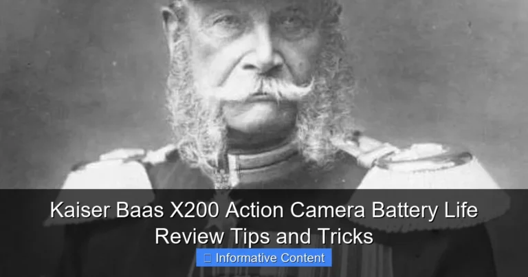Kaiser Baas X200 Action Camera Battery Life Review Tips and Tricks
