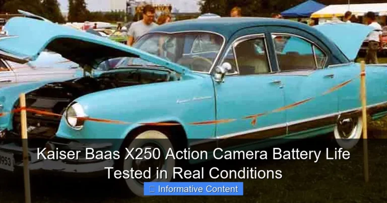 Kaiser Baas X250 Action Camera Battery Life Tested in Real Conditions
