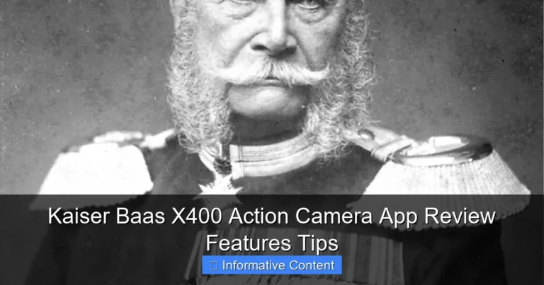 Kaiser Baas X400 Action Camera App Review Features Tips